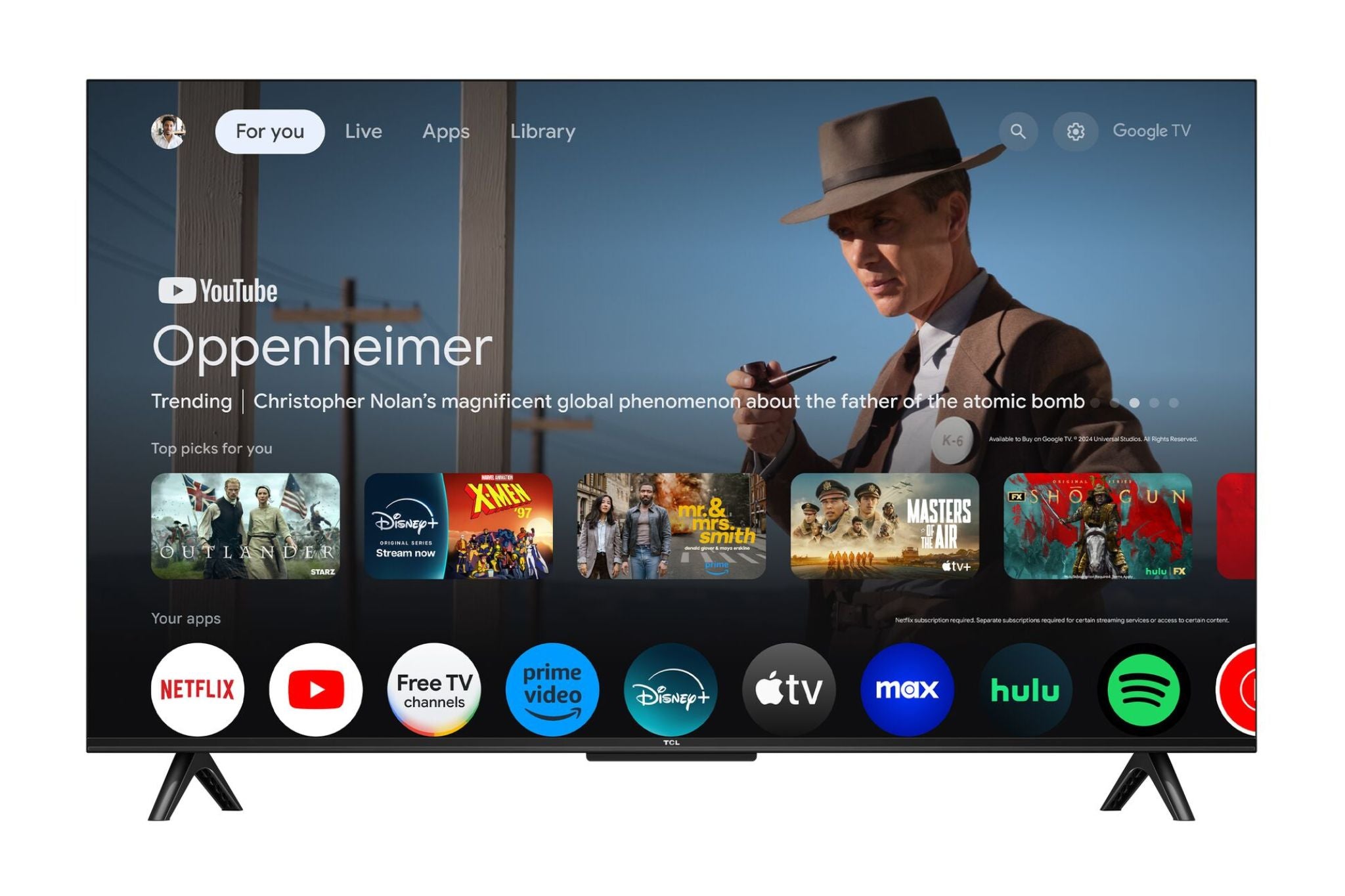 TCL 50" S45K Series 4K UHD HDR LED Smart TV with Google TV - 50S45K