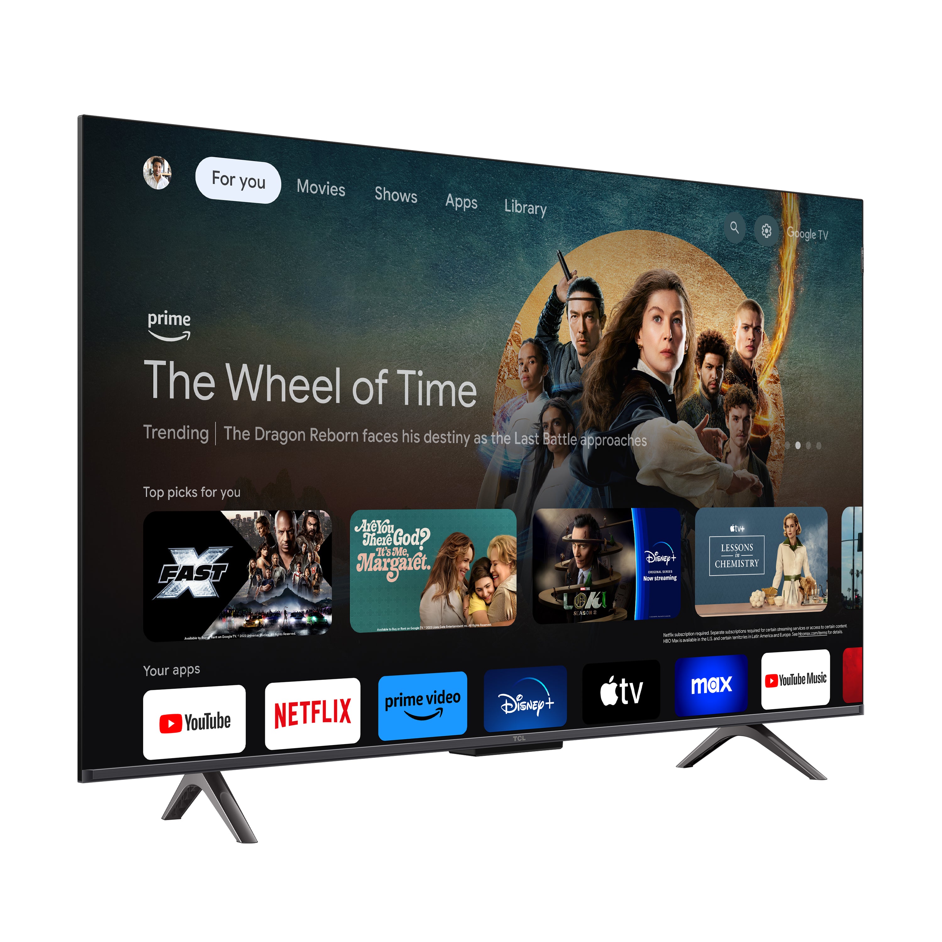 TCL 65" Q65 Class QLED 4K UHD HDR Smart TV with Google TV - 65Q651G-CA