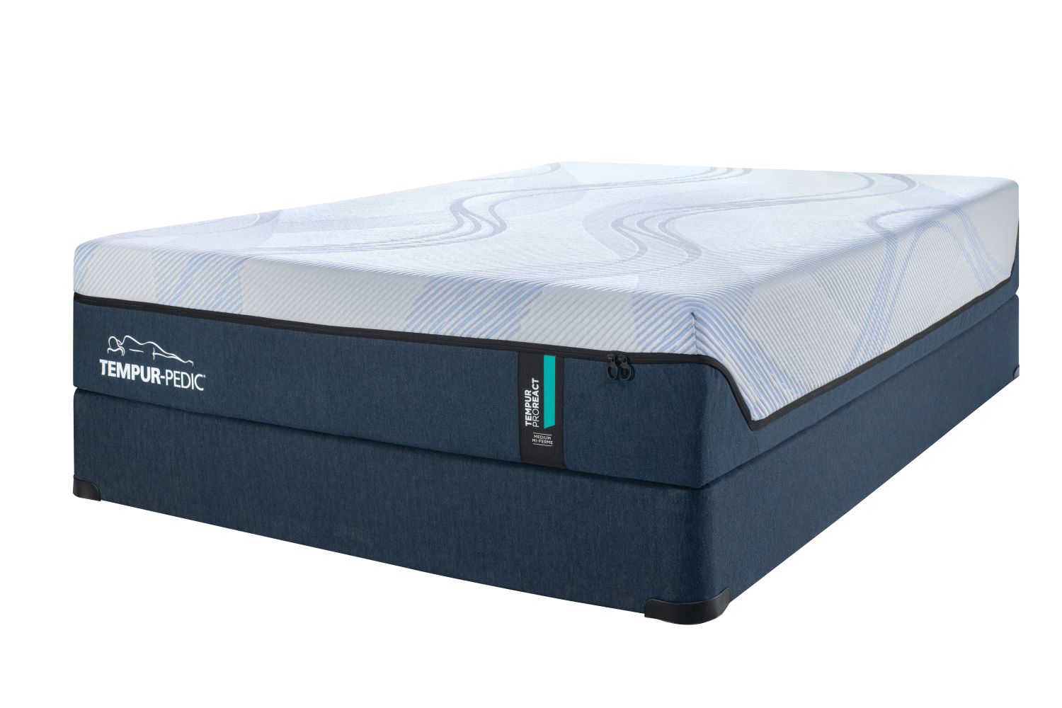 Tempur-Pedic Pro-React 2.0 Medium King Mattress and Split Boxspring Set