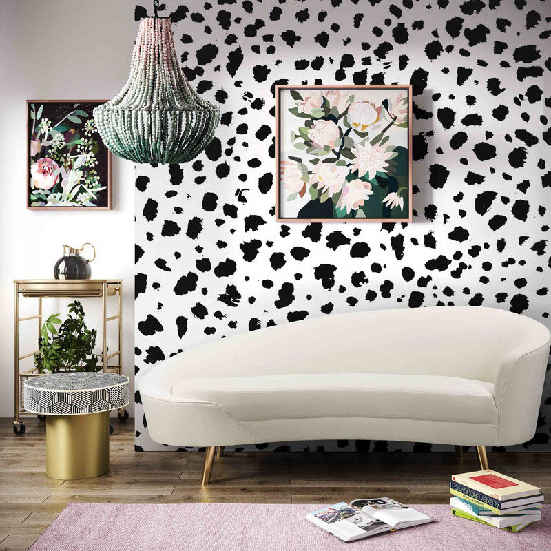 Blinkwater Velvet Sofa - Cream