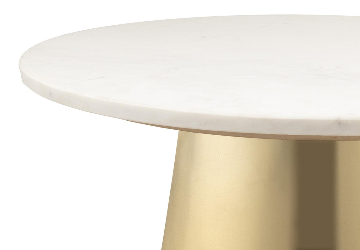 Asbes Coffee Table - Marble, Gold
