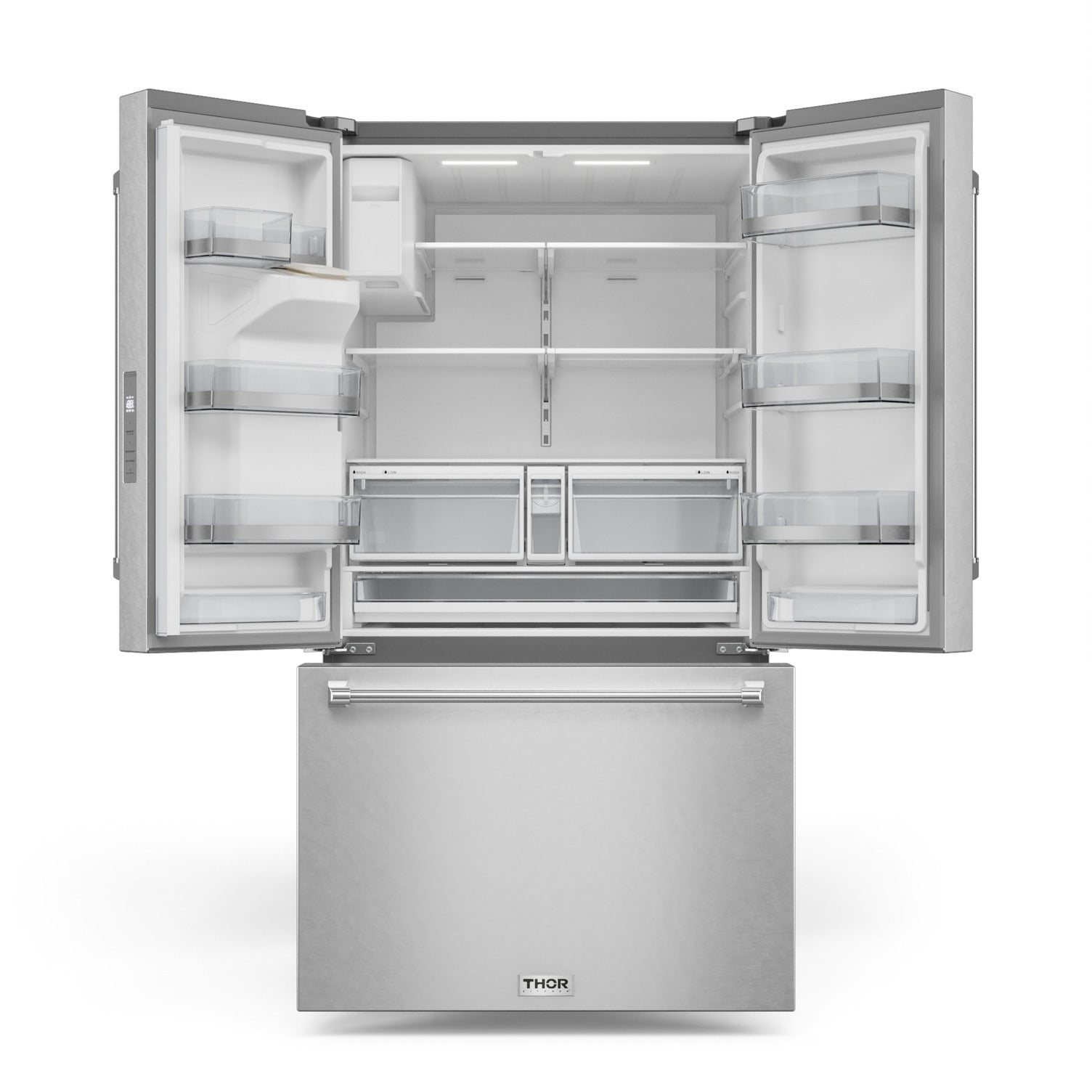 Thor Kitchen 36" 28.9 Cu. Ft. Stainless Steel French Door Refrigerator – TRF3628FFD
