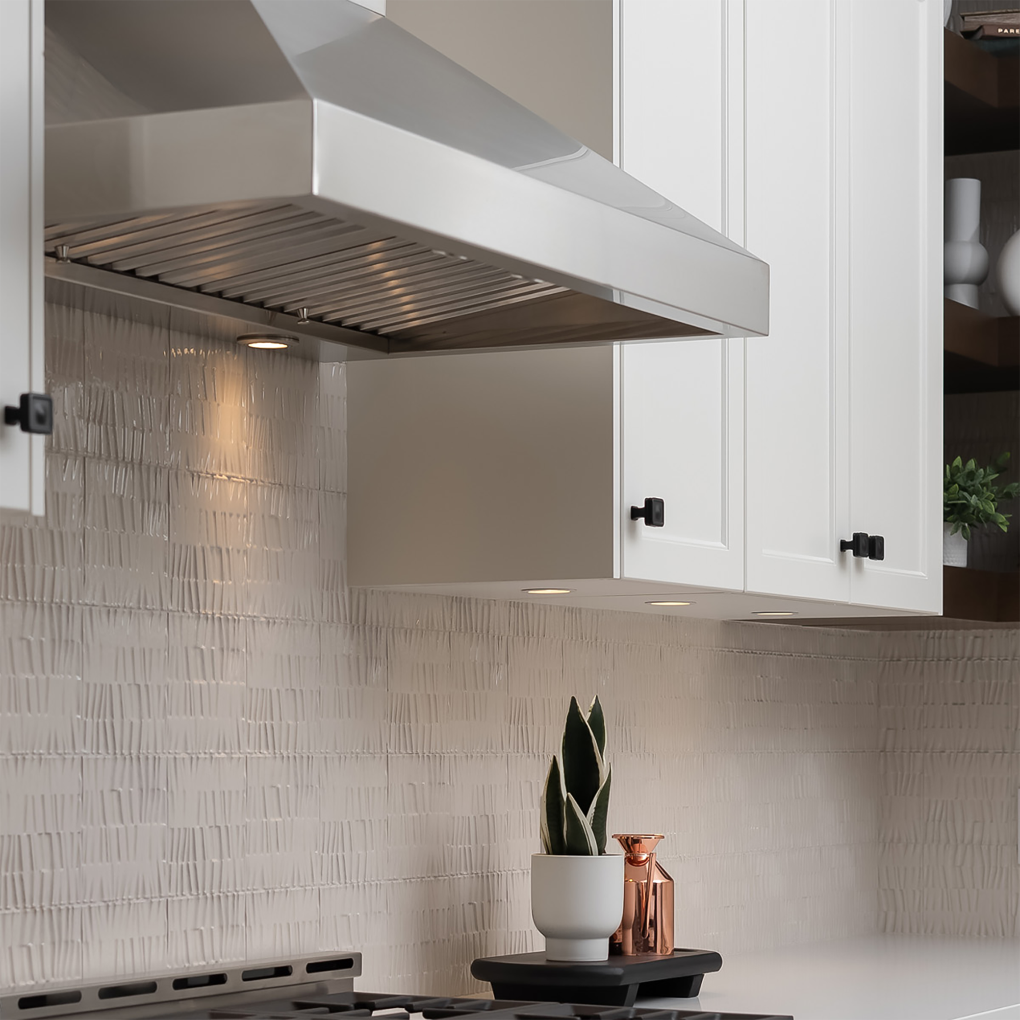 VICTORY Stainless Steel 48-Inch 750 CFM Wall Mount Range Hood - Twister-48