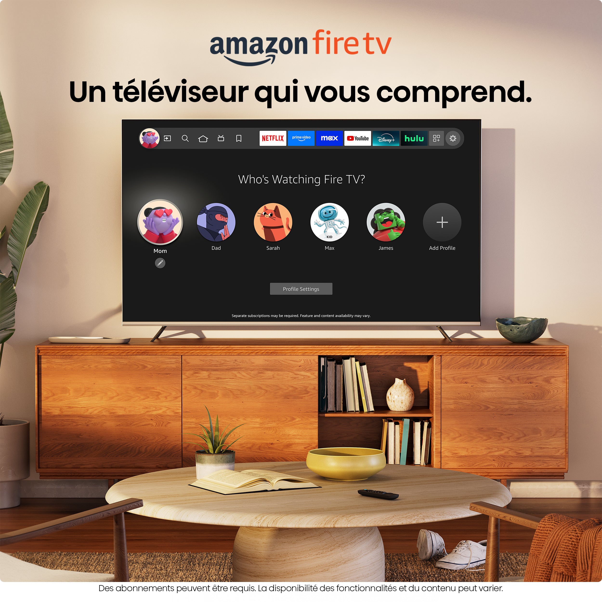 Hisense Téléviseur intelligent 55 po QLED MiniDEL FireTV 144Hz IA 4K – 55U68SF--