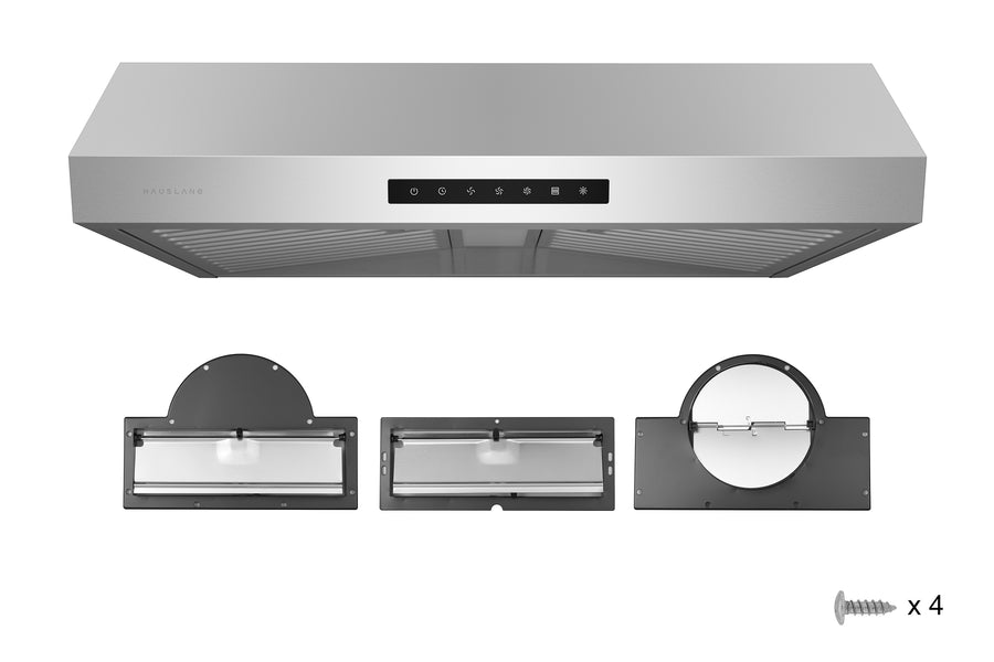 Hauslane Stainless Steel 30" Under Cabinet Range Hood - UC-PS60SS-30