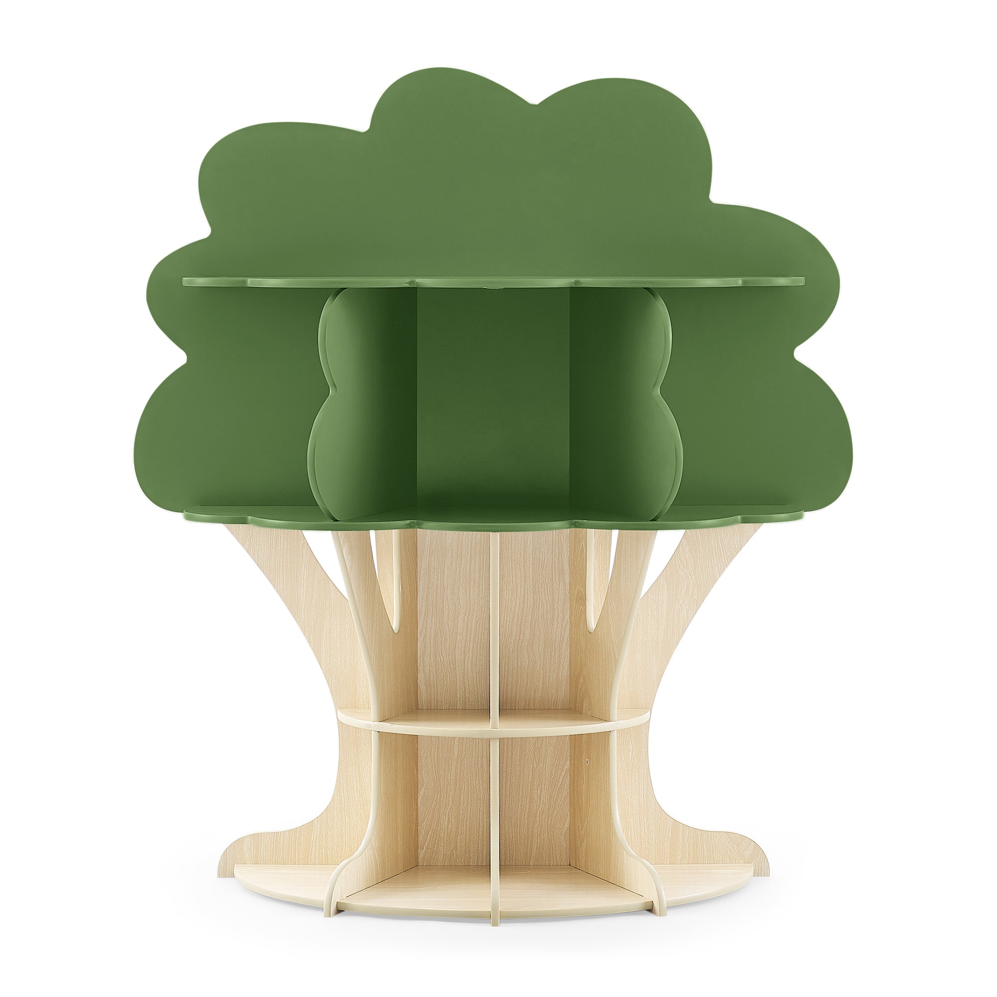 Tree Bookcase - Green, Brown