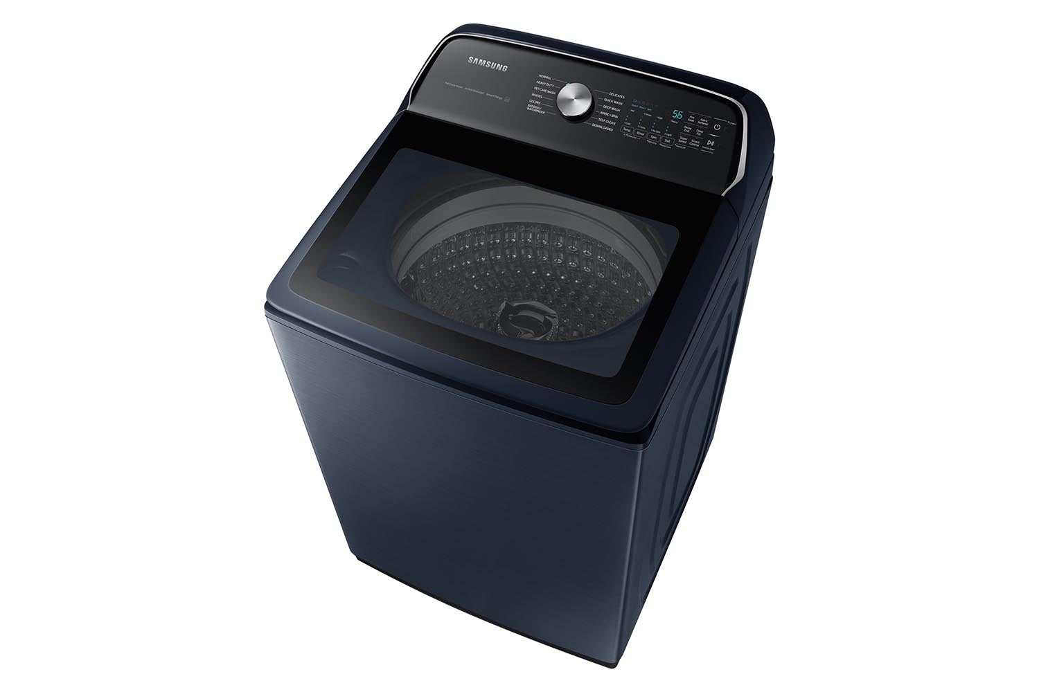 Samsung Navy Top Load Washer with Pet Care and Agitator (6.1cu.ft) - WA53CG7155ADA4
