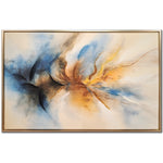 Beginning to End Wall Art - Orange/Blue - 46 X 31