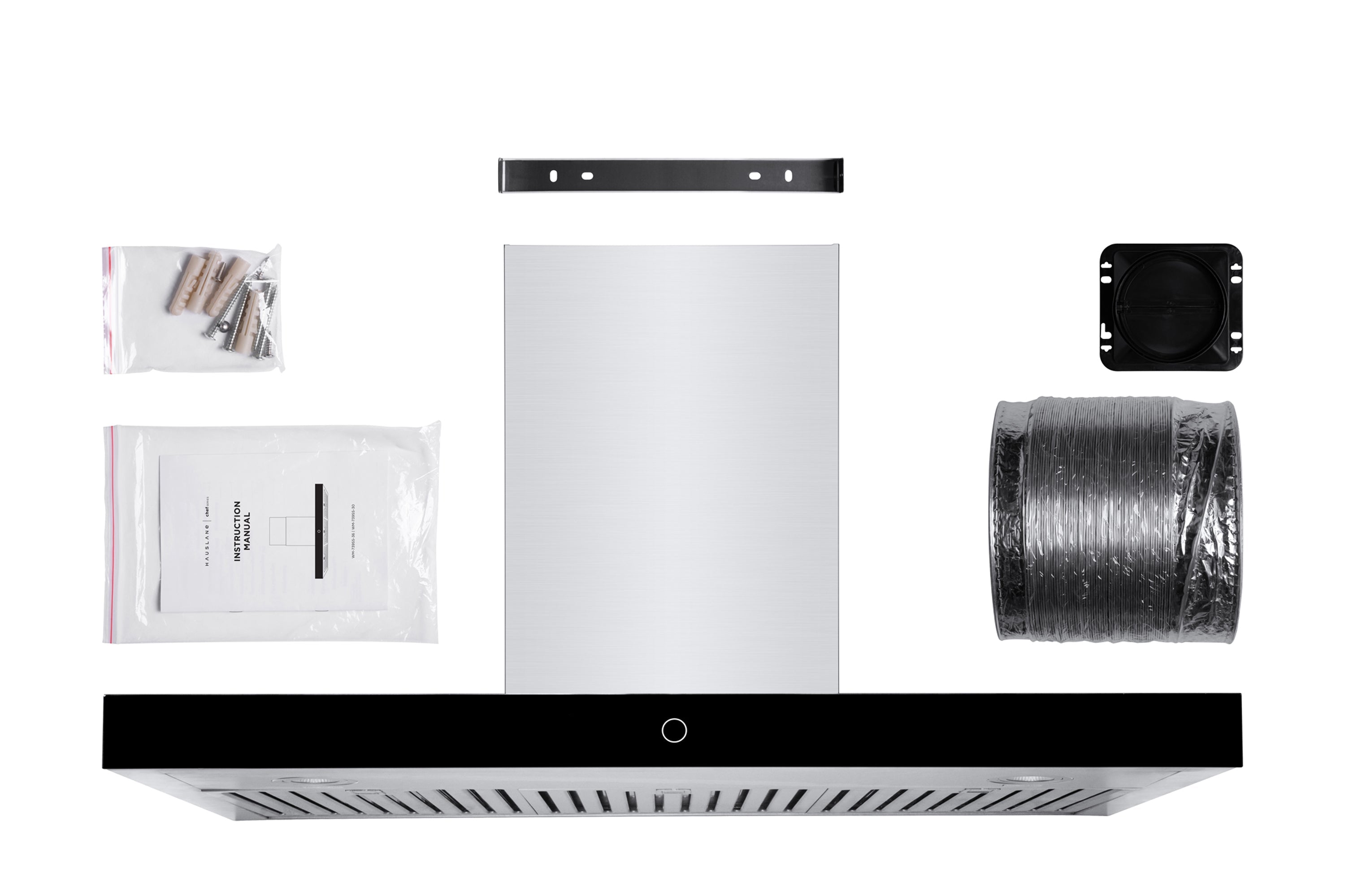 Hauslane Stainless Steel Chef 36" Wall-Mounted Range Hood - WM-739SS-36