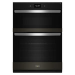 Whirlpool Black Stainless Steel with PrintShield™ Finish Combi Wall Oven (6.4 Cu Ft) - WOEC7030PV