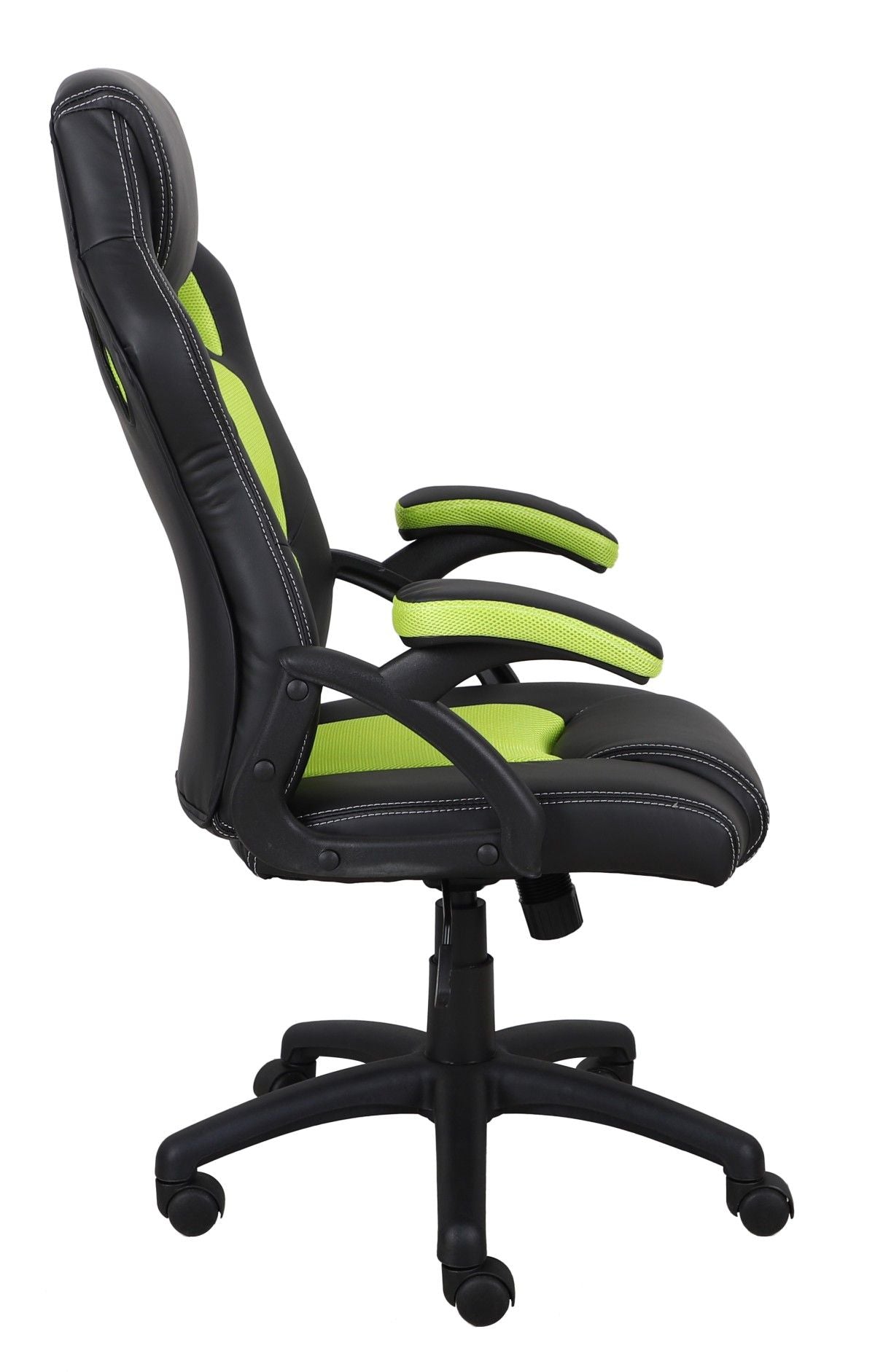 Miles Gaming Chair - Green and Black