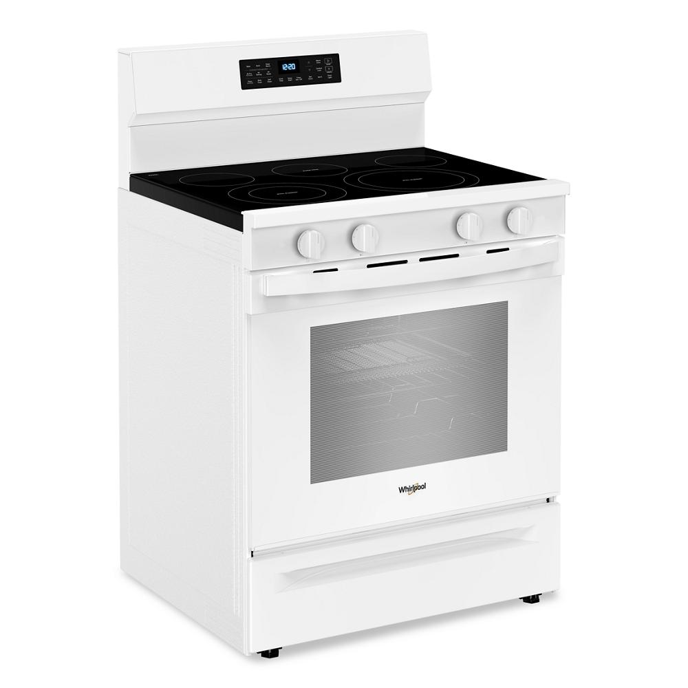 Whirlpool White Freestanding Electric Convection Range (5.3 cu.ft.) - YWFES7030SW