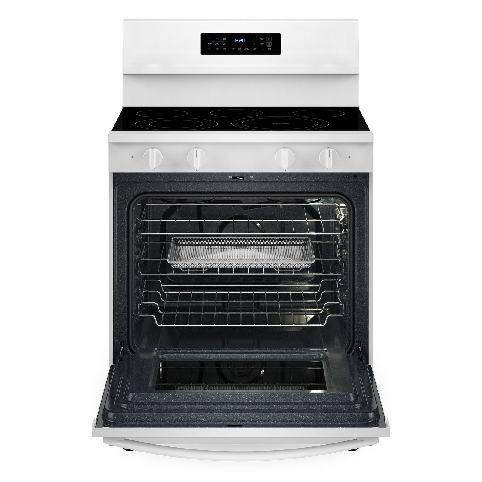 Whirlpool White Freestanding Electric Convection Range (5.3 cu.ft.) - YWFES7030SW