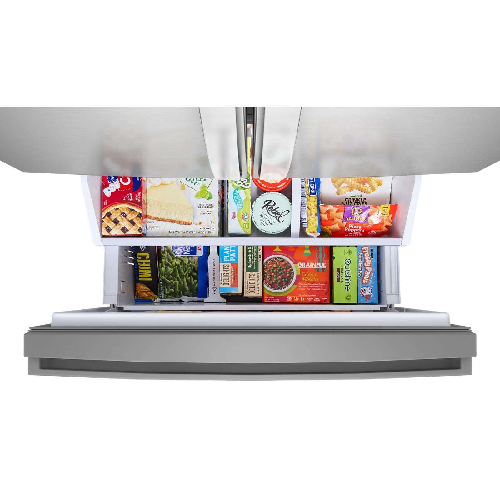 Whirlpool 36" 24 Cu. Ft. Fingerprint-Resistant Stainless Steel Counter Depth French Door Refrigerator - WRFC3036RZ