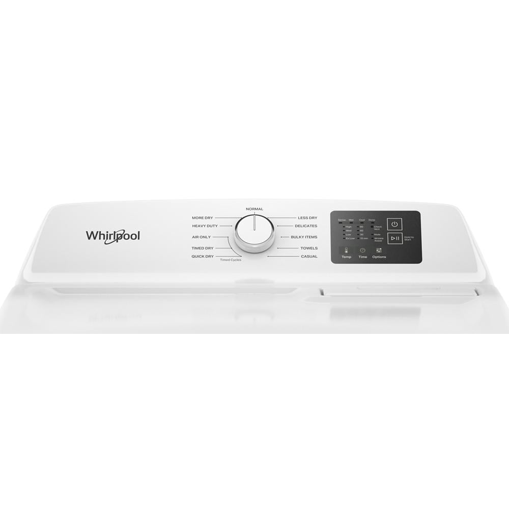 Whirlpool White Electric Dryer (7.0 Cu. Ft.) with Adaptive Dry - YWED4105SW
