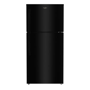 Whirlpool Réfrigérateur 19 pi³ de 30 po avec congélateur en haut noir - WRTX7419SB