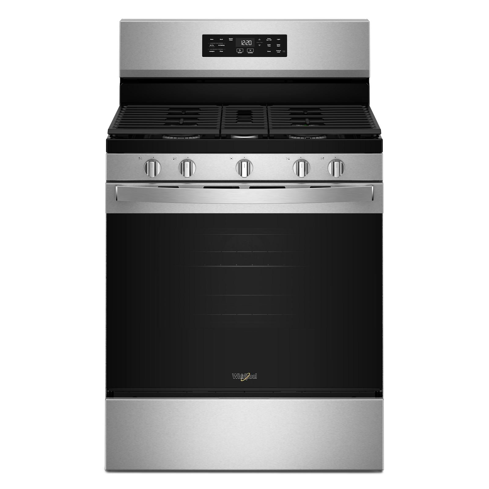 Whirlpool Fingerprint Resistant Stainless Steel Freestanding Gas Single Oven Convection Range (5.0 Cu. Ft.) - WFGS4530SZ