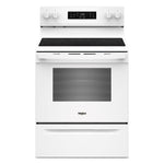 Whirlpool White Freestanding Electric Single Oven Convection Range (5.3 Cu. Ft.) - YWFES4530SW