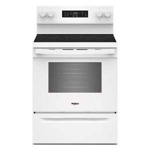 Whirlpool Cuisinière électrique 5,3 pi³ autonome à convection blanc YWFES5730SW