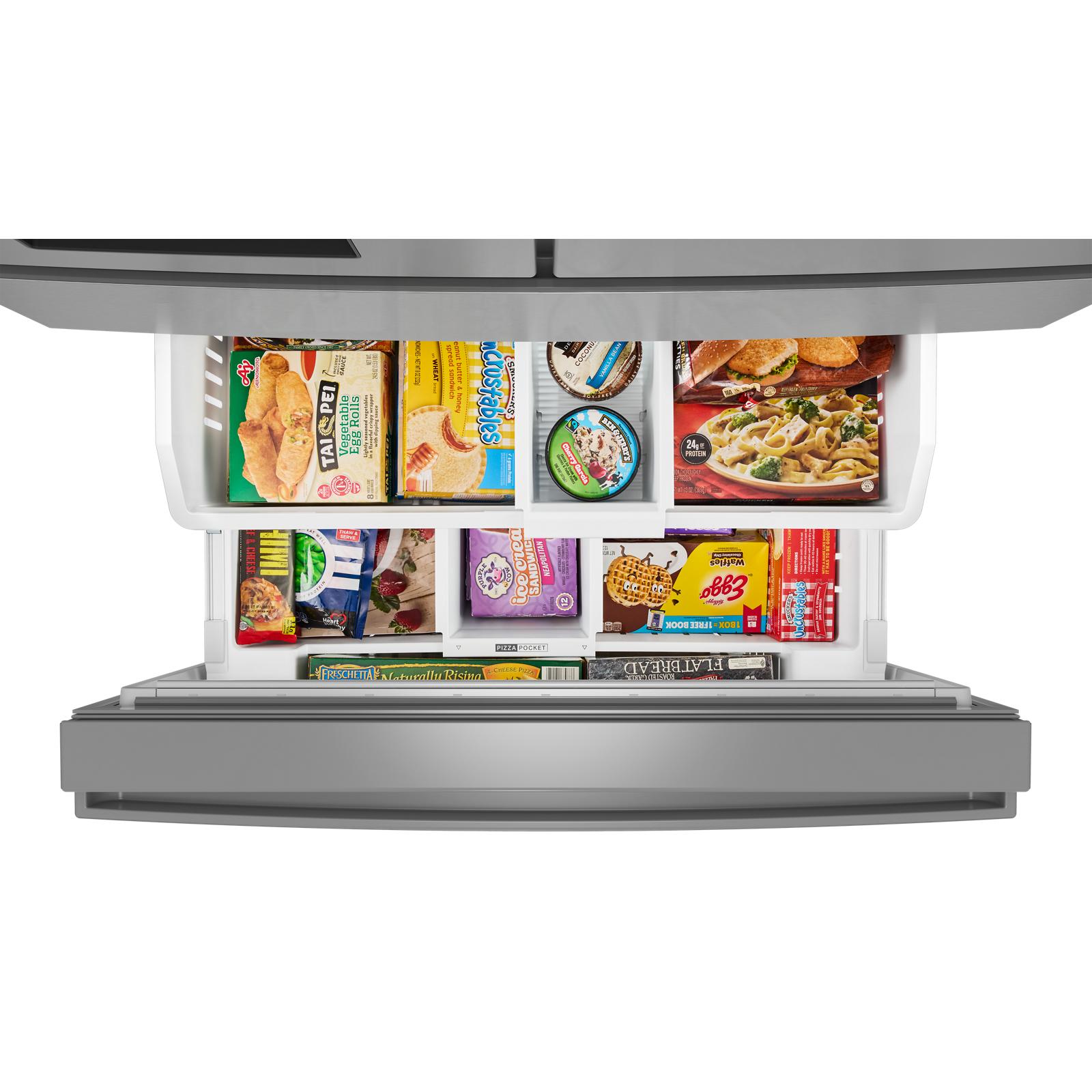 Whirlpool 36" 29 Cu. Ft. Fingerprint-Resistant Stainless Steel French Door Refrigerator - WRMF3536SZ