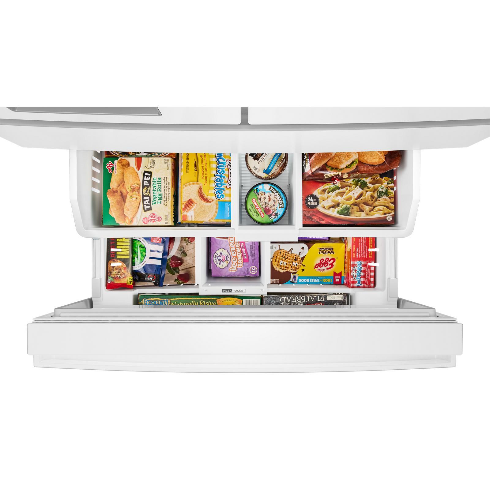 Whirlpool 36" 29 Cu. Ft. White French Door Refrigerator - WRMF3636SW