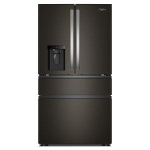 Whirlpool Réfrigérateur 29 pi³ de 36 po avec porte à 2 battants acier inoxydable noir résistant aux traces de doigts - WRMF3636SV