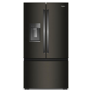 Whirlpool Réfrigérateur 23,4 pi³ de 36po avec porte à 2 battants à profondeur de comptoir acier inoxydable noir – WRFC7036RV