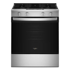 Whirlpool Cuisinière encastrable à gaz 5,0 pi³ de 30po en acier inoxydable – WSGS3330TS