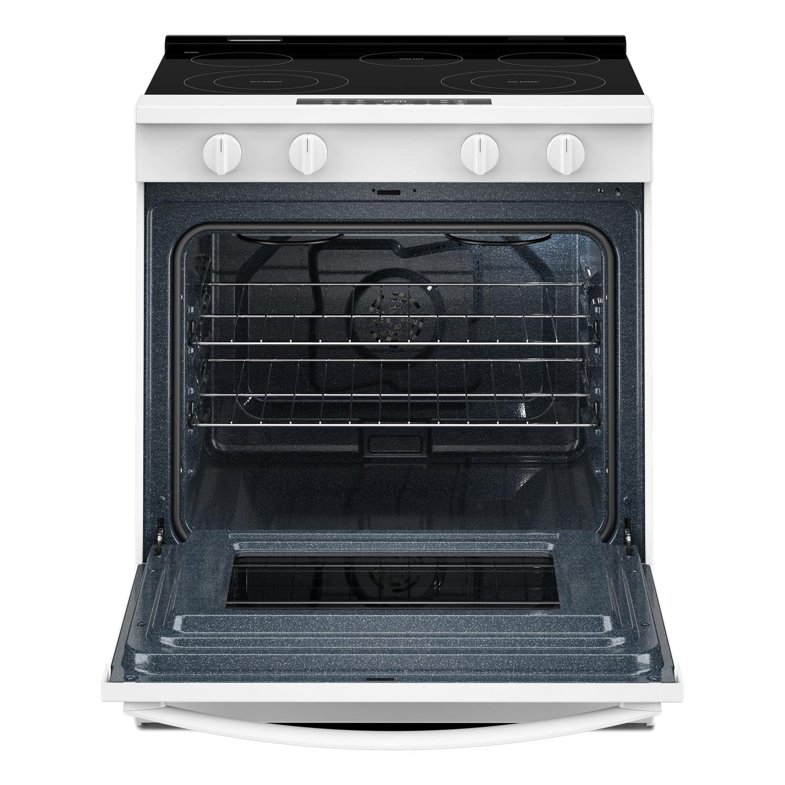 Whirlpool White Slide-In Smart Electric Convection Range (5.3 Cu. Ft.) - YWSES4530TW