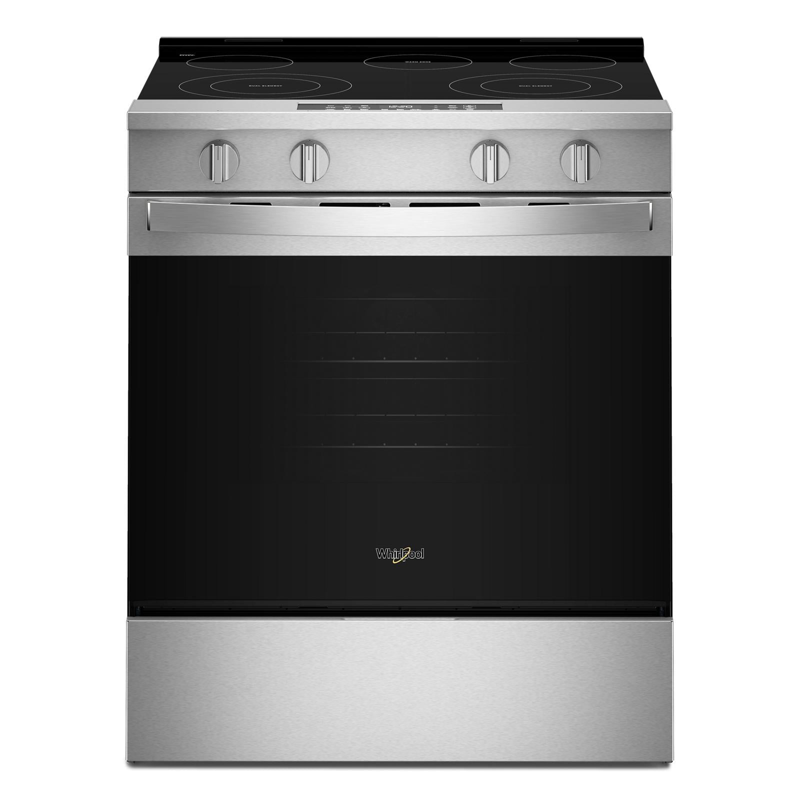 Whirlpool Fingerprint Resistant Stainless Steel Slide-In Smart Electric Convection Range (5.3 Cu. Ft.) - YWSES4530TZ