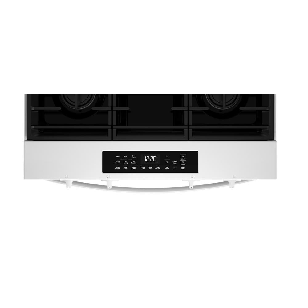 Whirlpool White Slide-In Smart Gas Convection Range (5.0 Cu. Ft.) - WSGS4530TW