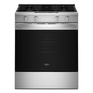 Whirlpool Cuisinière encastrable à gaz 5,0 pi³ de 30po avec convection en acier inoxydable résistant aux traces de doigts – WSGS4530TZ