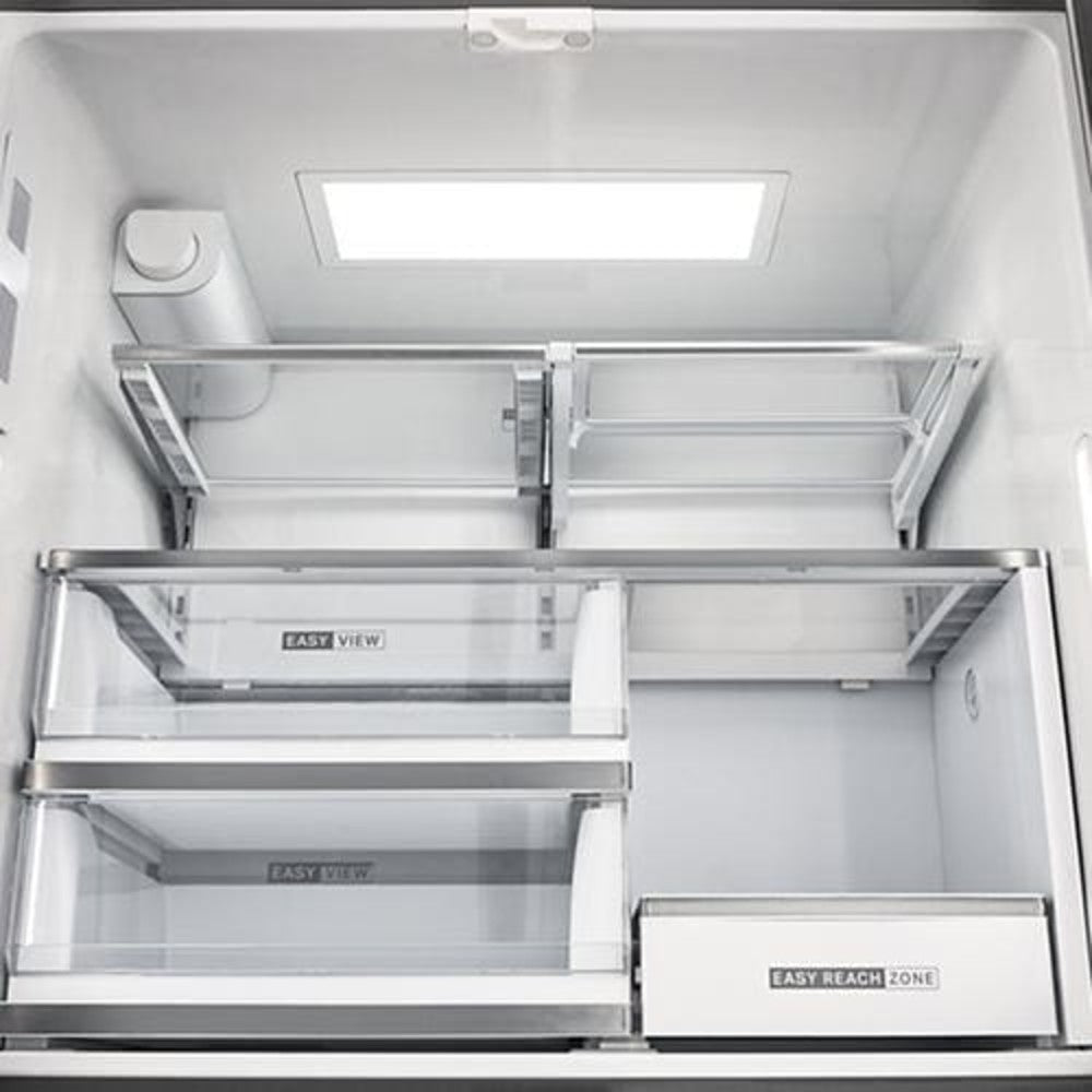 Whirlpool 36" 22.0 Cu. Ft. Fingerprint-Resistant Stainless Steel Counter-Depth 4-Door French Door Refrigerator – WRMC7036RZ
