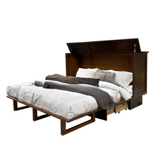 Willow Commode-lit grand – brun cerisier