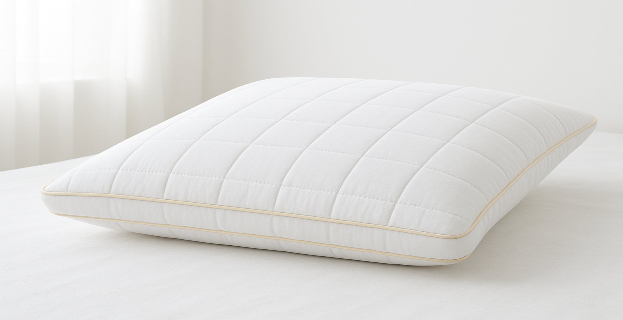 Cotton House 100% Australian Wool King Pillow - White