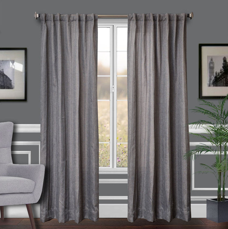 Dahab Blackout Drapery Panel (108 x 54) - Slate