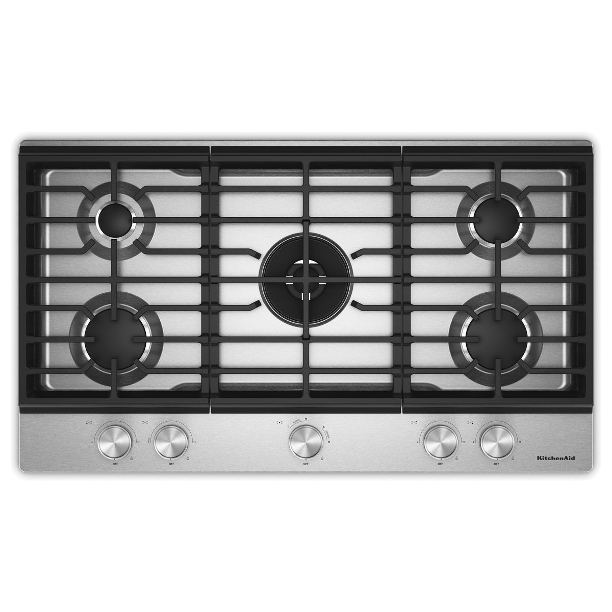 KitchenAid Stainless Steel Gas Cooktop - KCGK536SSS