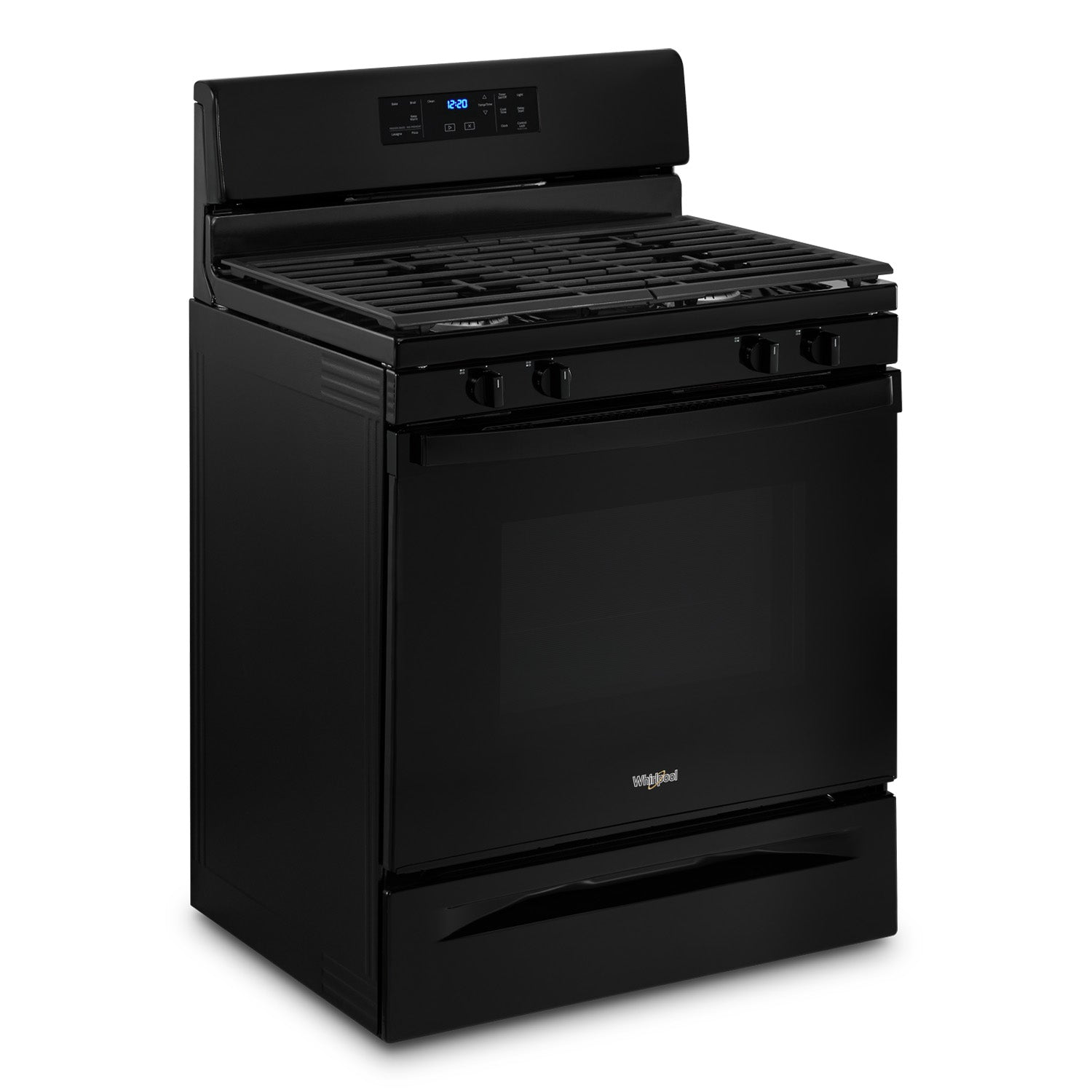 Whirlpool 30" Black Gas Range (5.00 Cu. Ft) - WFG515S0MB