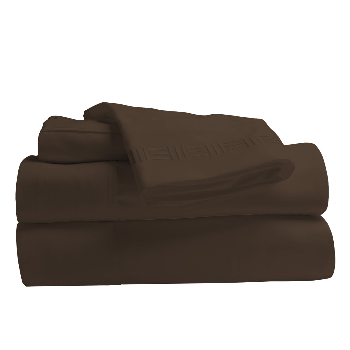 Nilus Queen Sheet Set - Brown