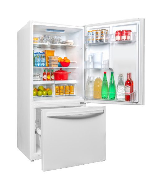 Danby 29.5" 18.7 Cu. Ft. White Bottom-Freezer Refrigerator - DBM187E1WDB