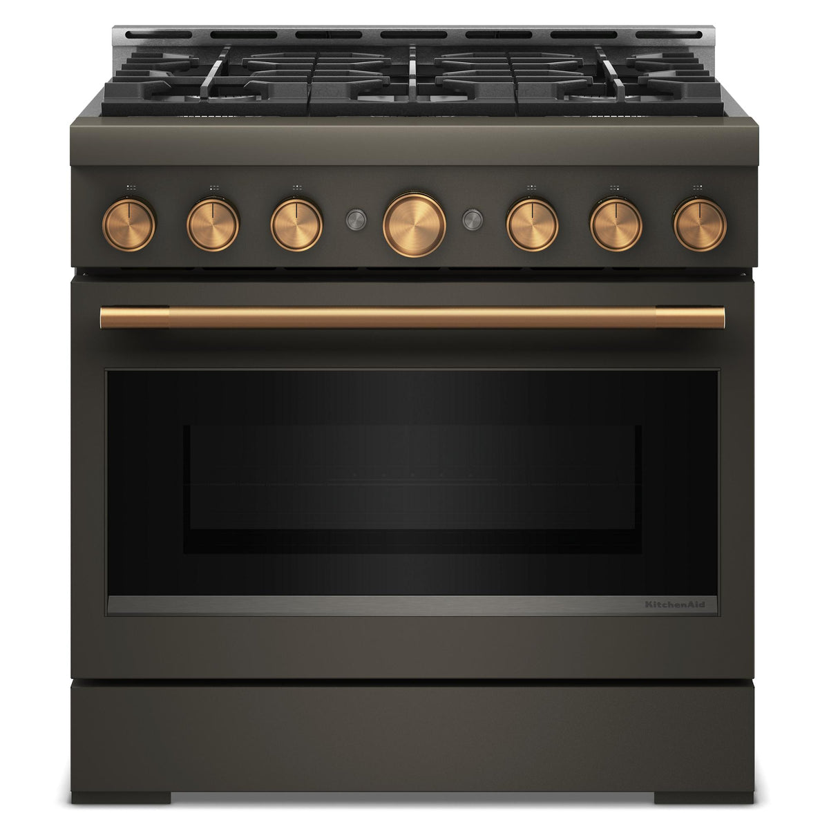 KitchenAid Black Ore Slide-In Gas Range (5 cu. ft.) - KFGS936SBE