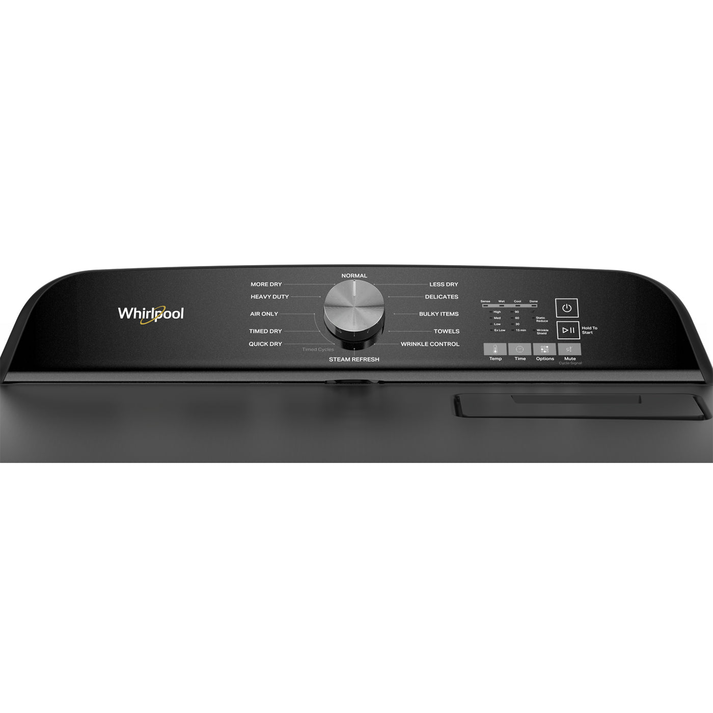 Whirlpool Volcano Black Gas Dryer (7.00 Cu Ft) - WGD6150PB