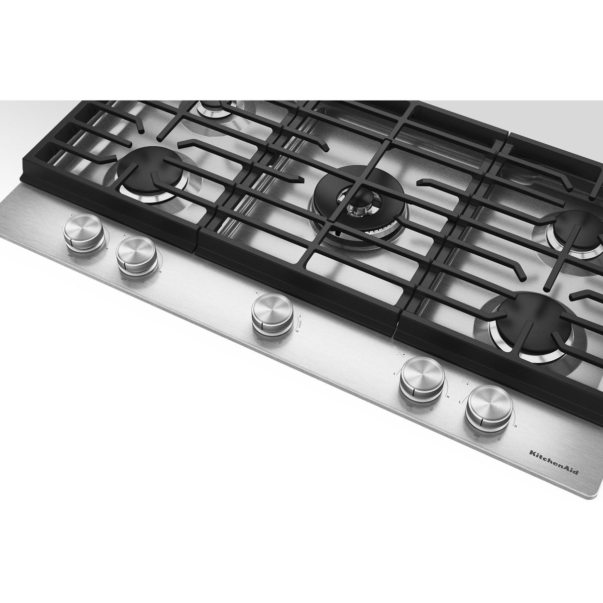 KitchenAid Stainless Steel Gas Cooktop - KCGK536SSS