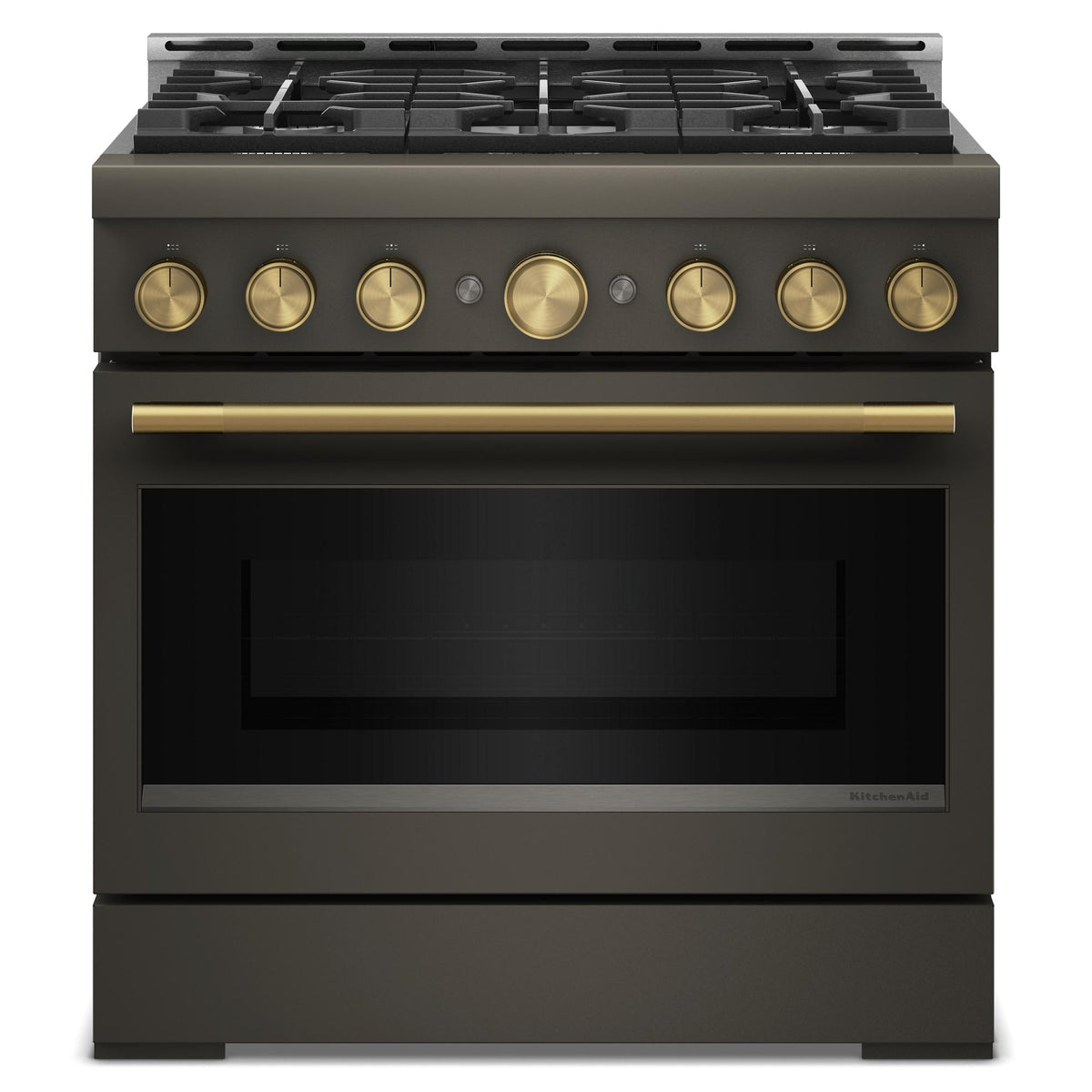 KitchenAid Black Ore Slide-In Gas Range (5 cu. ft.) - KFGS936SBE