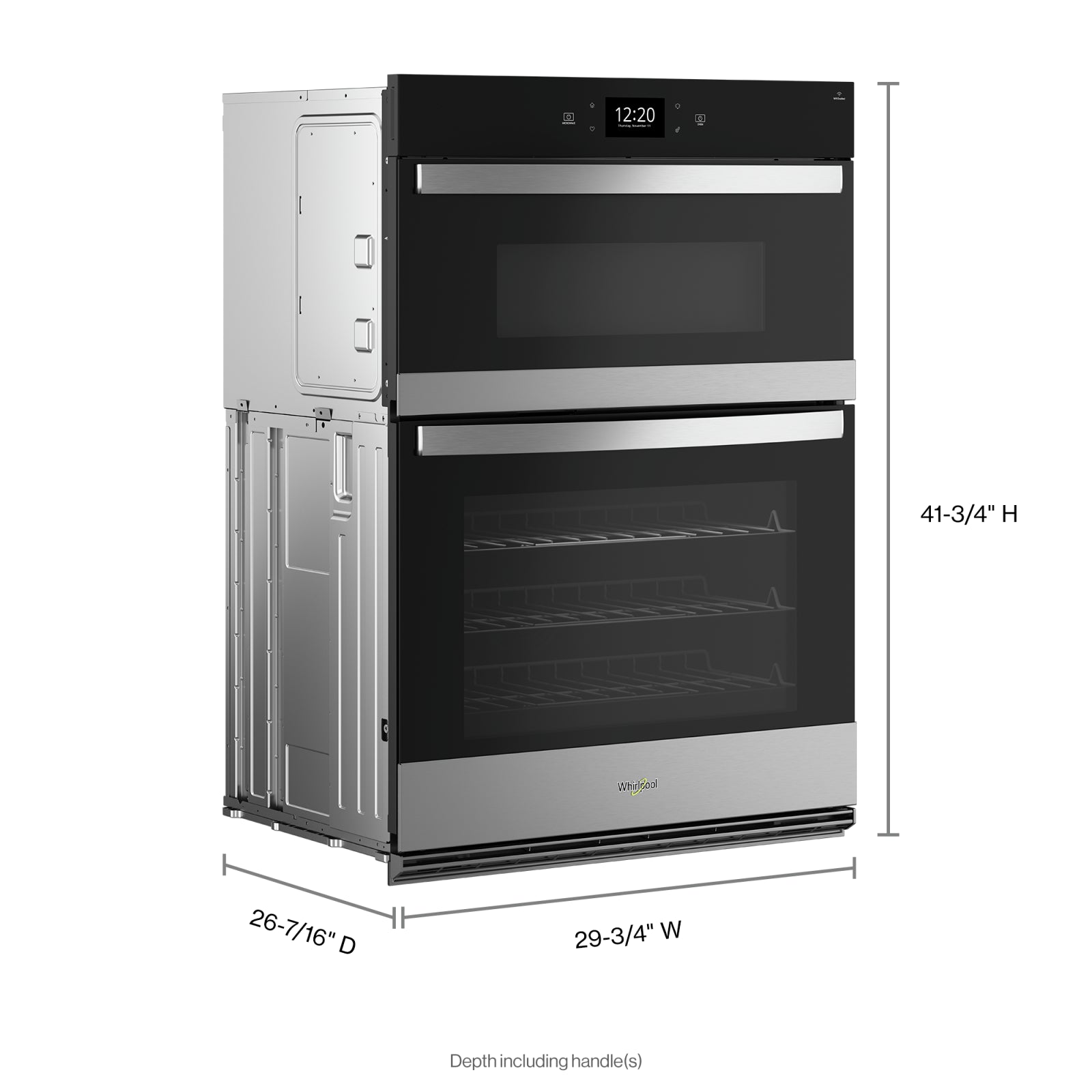 Whirlpool Fingerprint Resistant Stainless Steel Combi Wall Oven (6.4 Cu Ft) - WOEC7030PZ