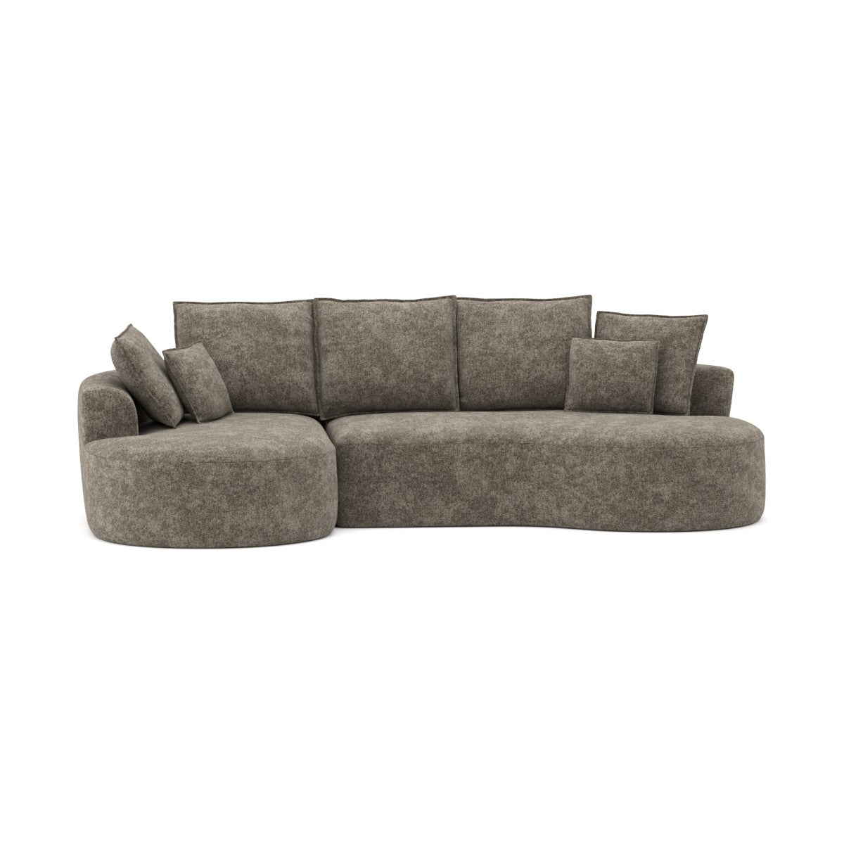 Ibiza All Foam Sectional - Brown