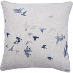 Flight Pillow Decorative Cushion - White/Blue