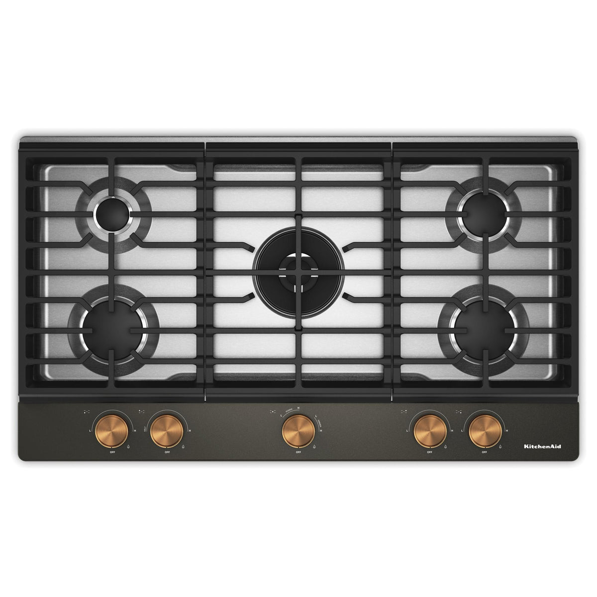 KitchenAid Black Ore Gas Cooktop - KCGK536SBE