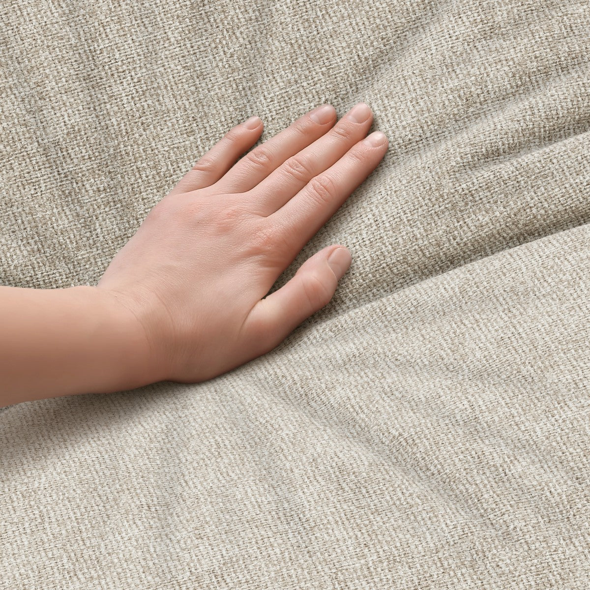 Jade All Foam Sectional - Beige
