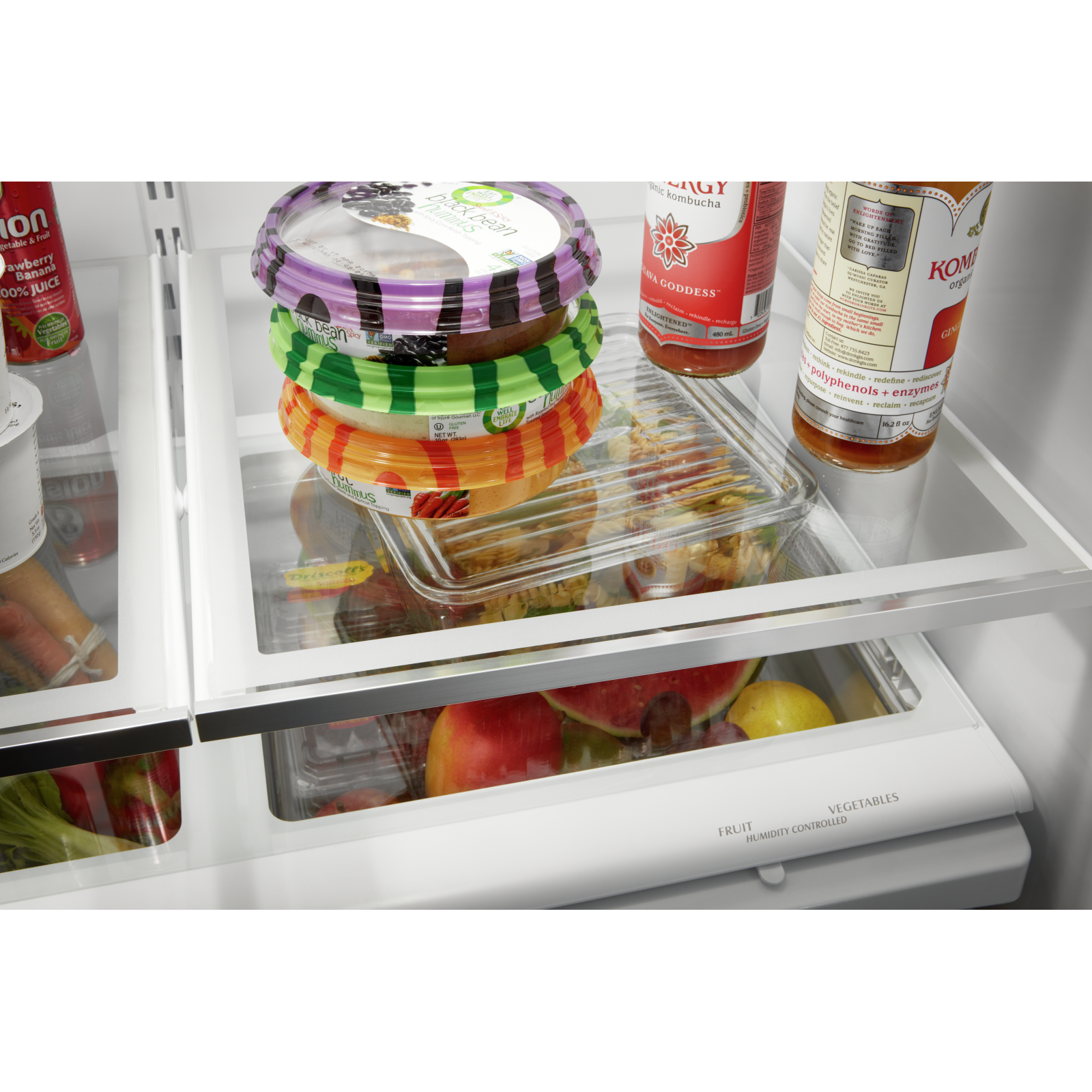 Whirlpool White Counter-Depth French Door Refrigerator (20 Cu. Ft.) - WRF540CWHW